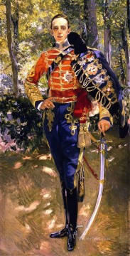  Sorolla Painting - Retrato Del Rey Don Alfonso XIII con el Uniforme De Husares painter Joaquin Sorolla